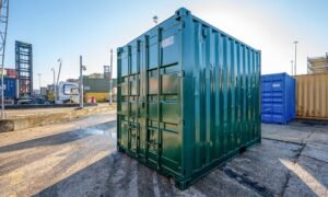 8Ft One Trip Shipping Container (Green)