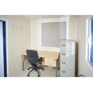 12Ft x 8Ft Steel Anti-Vandal Office Cabin