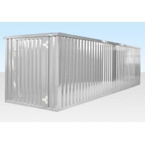 6M X 2.1M End Linked Flat Packed Container Bundle (Galvanised)